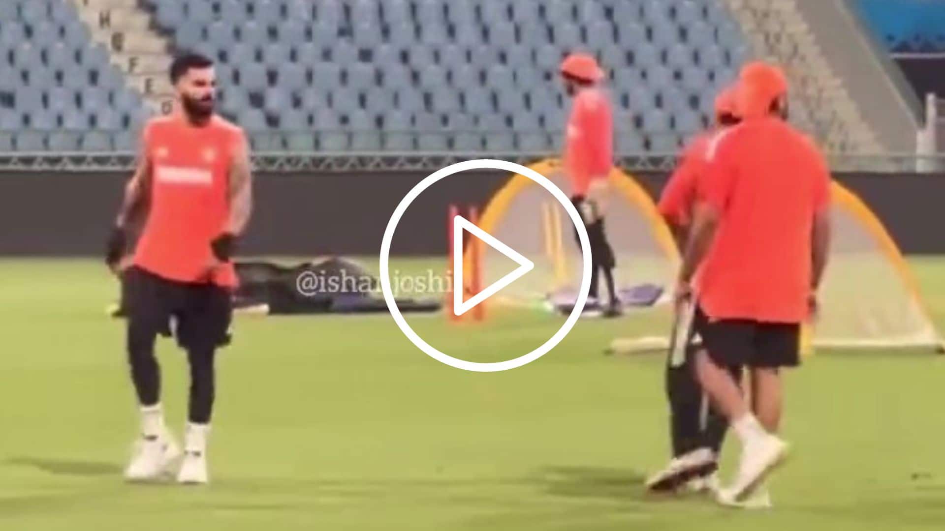 [Watch] Rohit Sharma and Virat Kohli's Intense Training Session Ahead of England Clash